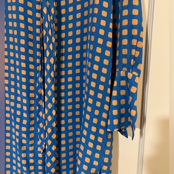 DVF Long Sleeve Silk Dress - Picture 5 of 5